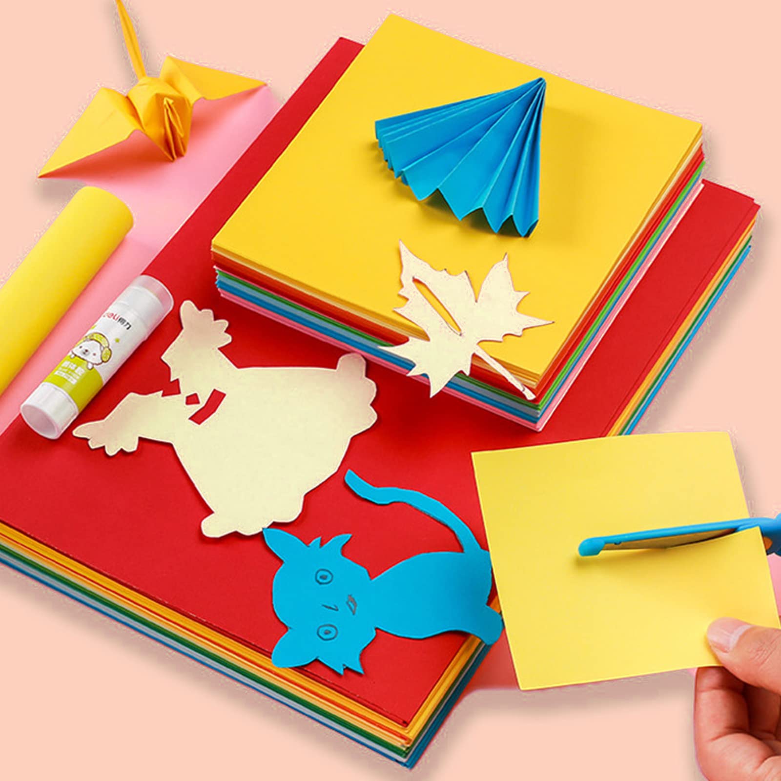 50 stuks kleurrijk papier A4, vellen gekleurd karton 160 g/m², kleurrijk papier A4, A4-kaart, 10 kleuren, 21 x 29,7 cm kaartpapier voor doe-het-zelf