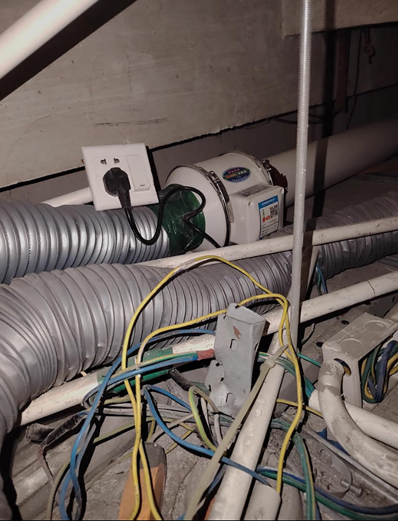 Tubo telescopico per ventola di scarico, flessibile per officina, tenda da coltivazione, cucina, cantina