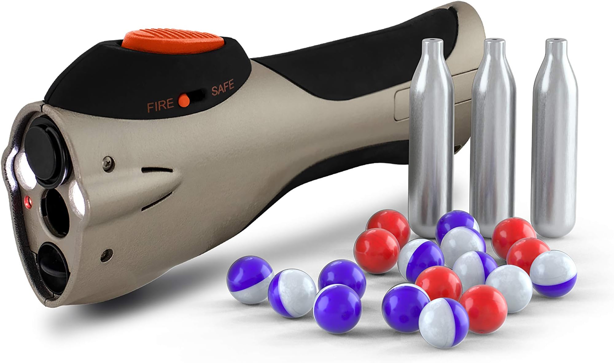 PepperBall Mobile Lightweight Personal Defense Launcher Kit, Non-Lethal Protection Pepper Ball for Self Defense Includes Projectiles and Cartridges