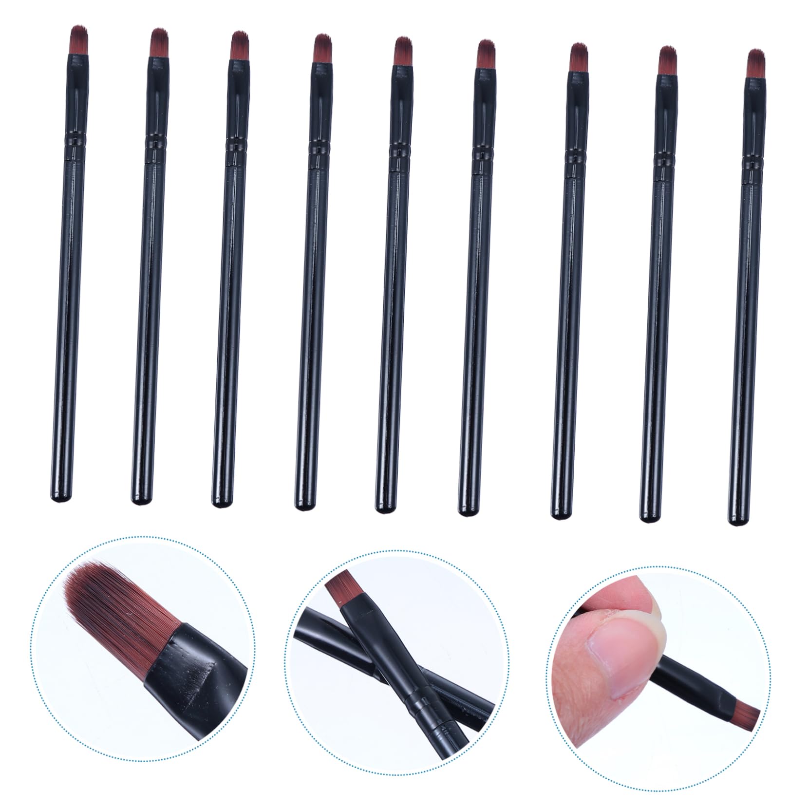 FRCOLOR Makeup Brush Lip Brush 50pcs Set Lipstick Applicators for Salon or Home Use