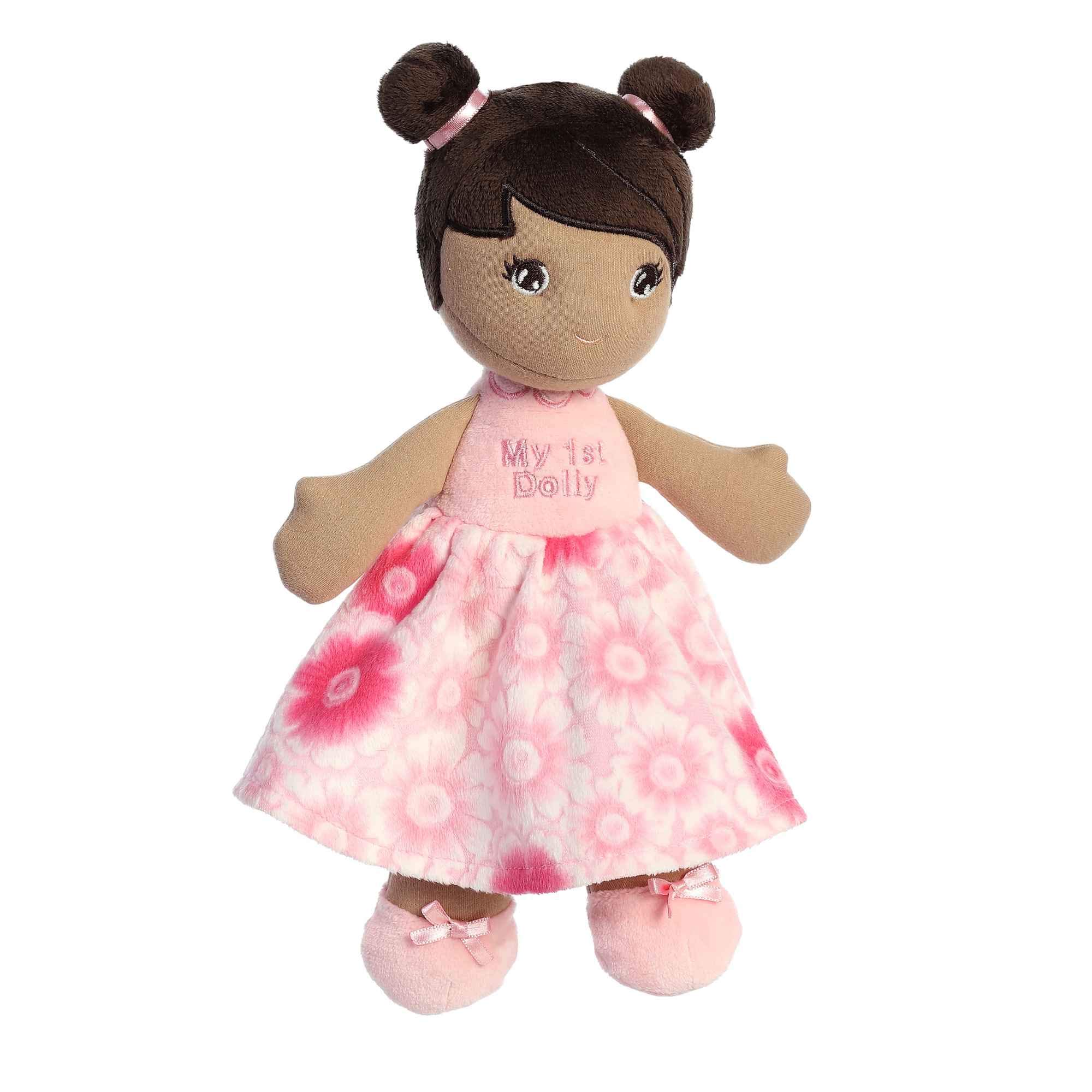 Aurora(r) Elegant First Doll Baby Stuffed Doll - Imaginative Play - Stylish Companions - Pink 12 Inches - Image 7