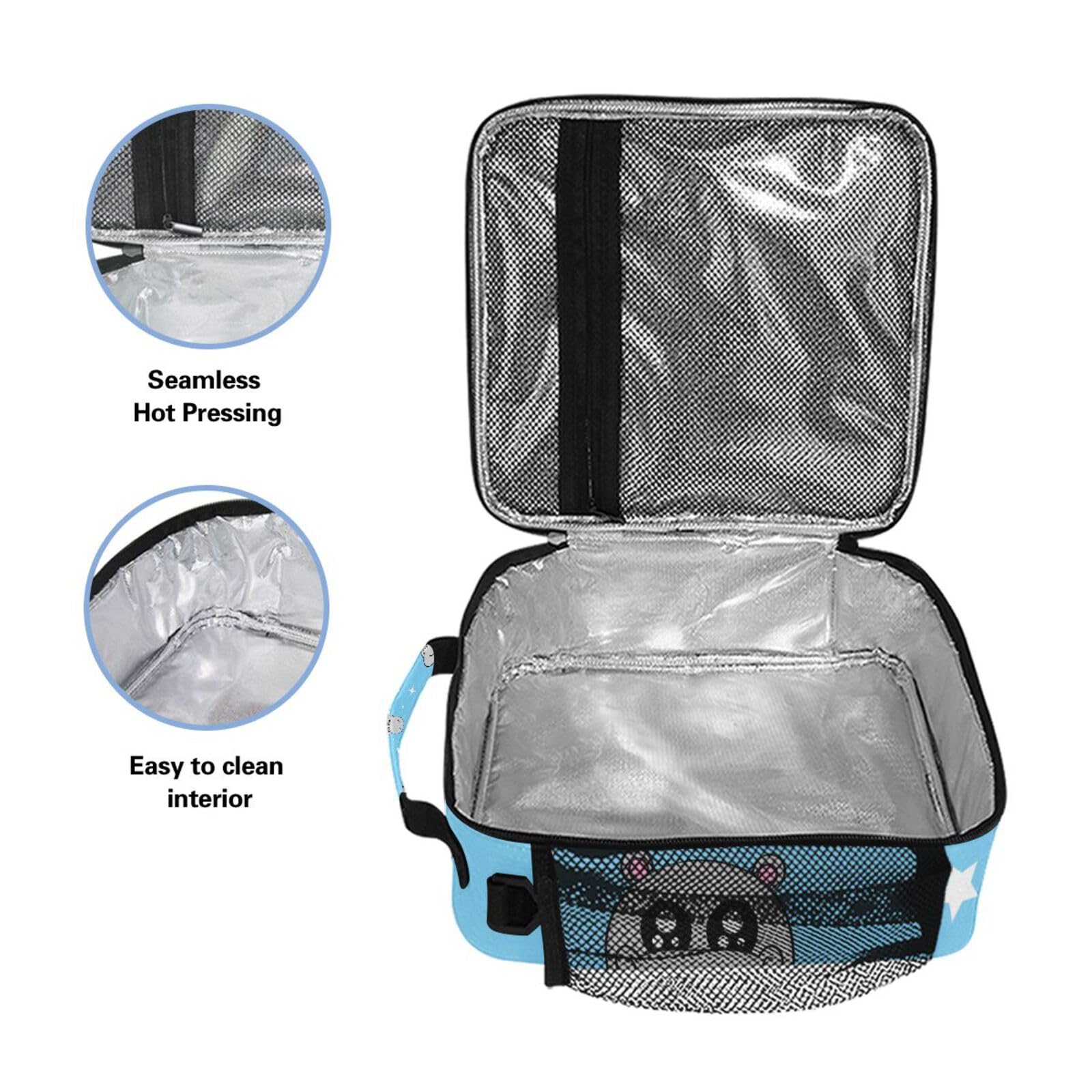 Isolierte Lunchbox Mit Videospiel-Design – Für Kinder, Schule, Büro, 3-lagig, Wasserdicht, 25x20x10 Cm