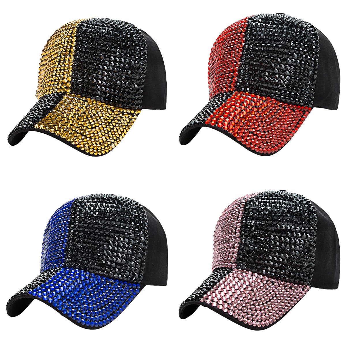 Amazon.com: ECYC Ltd Bling Baseball Caps for Women Men 