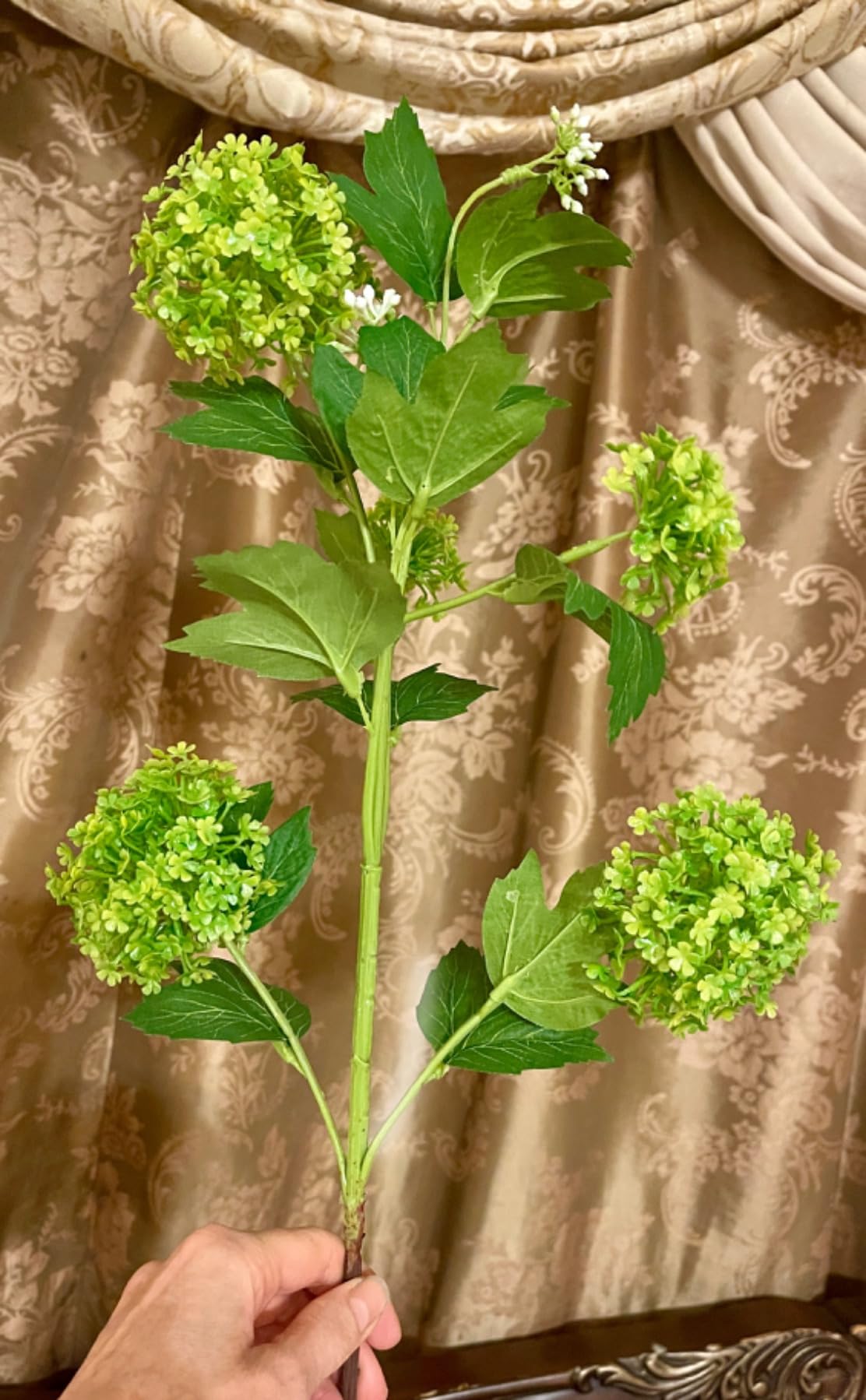 Faux White Hydrangea,Faux Hydrangea Stems​ photo review