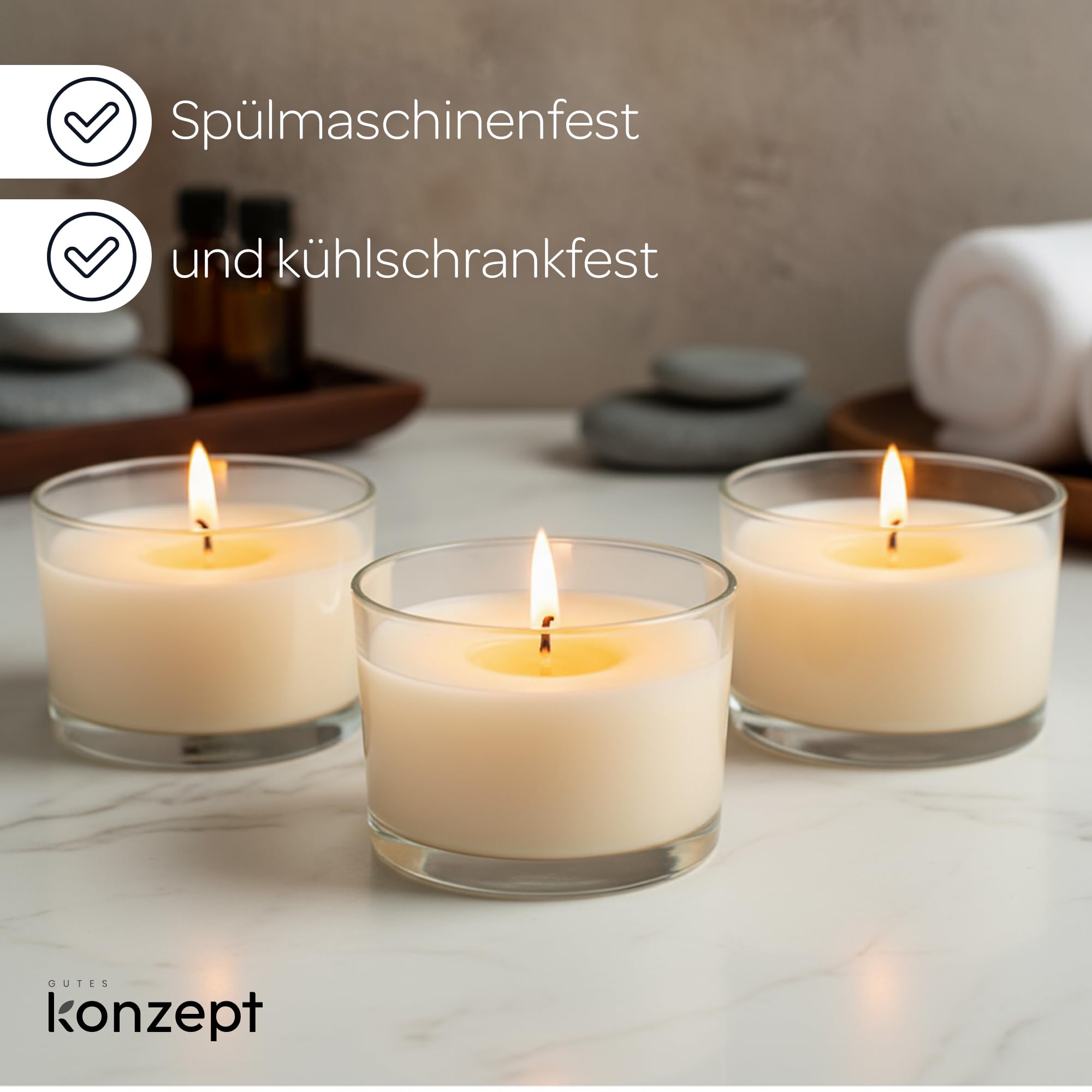 Set di portacandele da 12 pezzi, 150 ml, 82 x 58 mm, per candele, decorazione da tavolo, lavabile in lavastoviglie, trasparente
