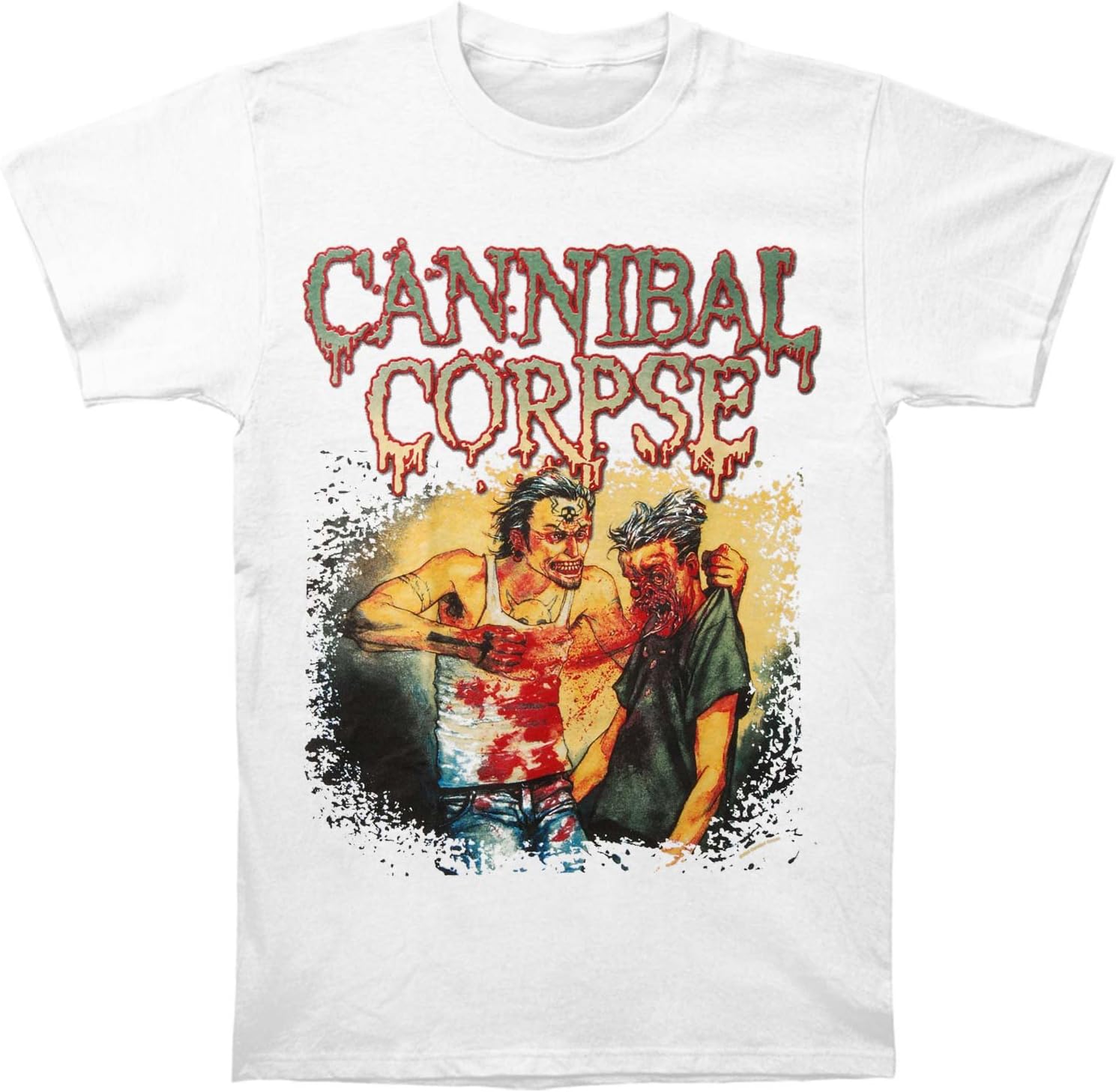 Cannibal Corpse Men's T-shirt Small White