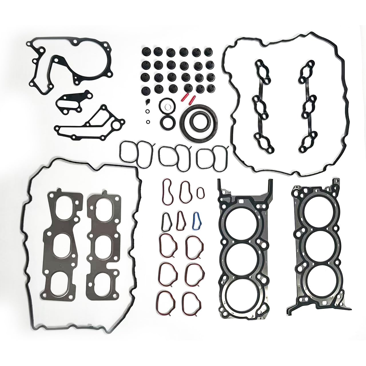 Engine Cylinder Head Gasket Set for Kia Sorento Sedona Cadenza 2013-2019 Full Gasket Set for Hyundai Azera Santa Fe 3.3L/3.5L V6 2013-2020 223113CGA0 22311-3CGA5 22311 3CGB0
