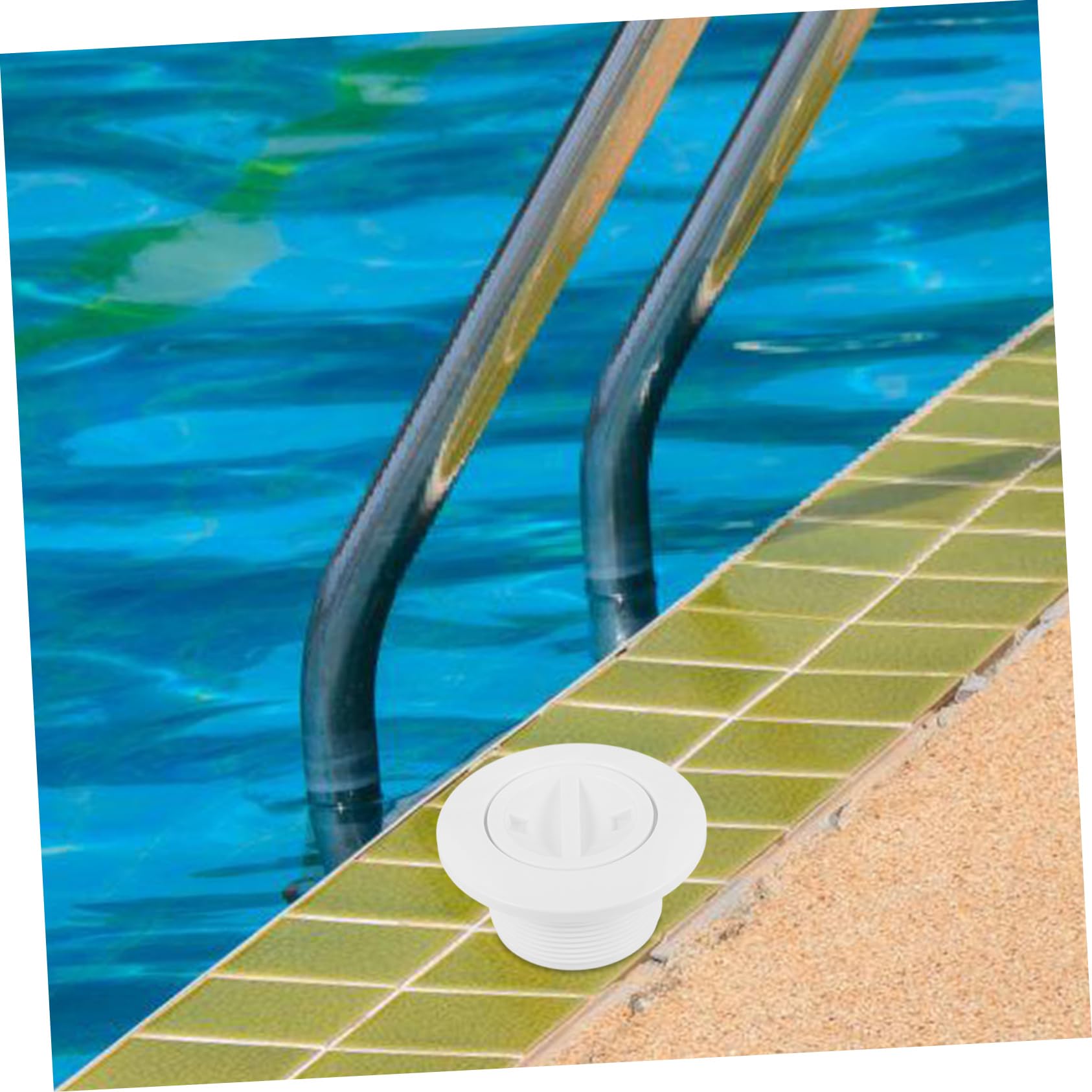 UKCOCO 4piezas Cubierta De Drenaje De Piscina Cubierta De Seguridad para Aspiradora De Piscina Accesorio De Limpieza Residenciales y Comerciales Instalación y Resistente Condiciones