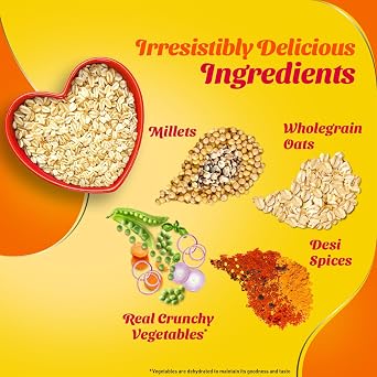 Saffola Masala Oats - Classic Masala, 39 Grams (1.37 oz)