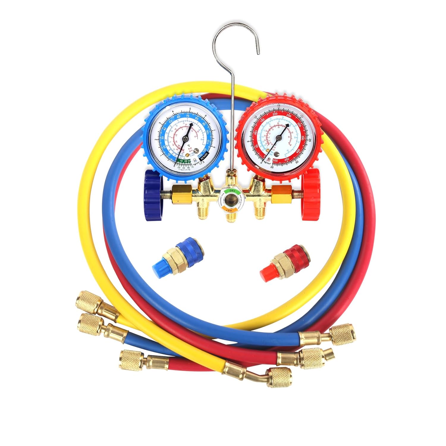 PB Motor Tech AC Diagnostic Manifold Gauge Set for R134A, R12, R22 ...