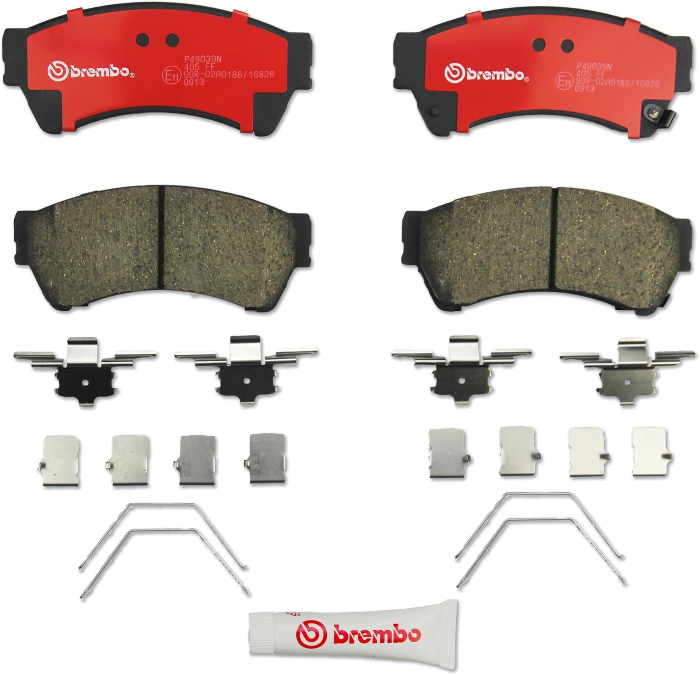 Brembo P49039N Premium Ceramic Front Disc Brake Pad Set