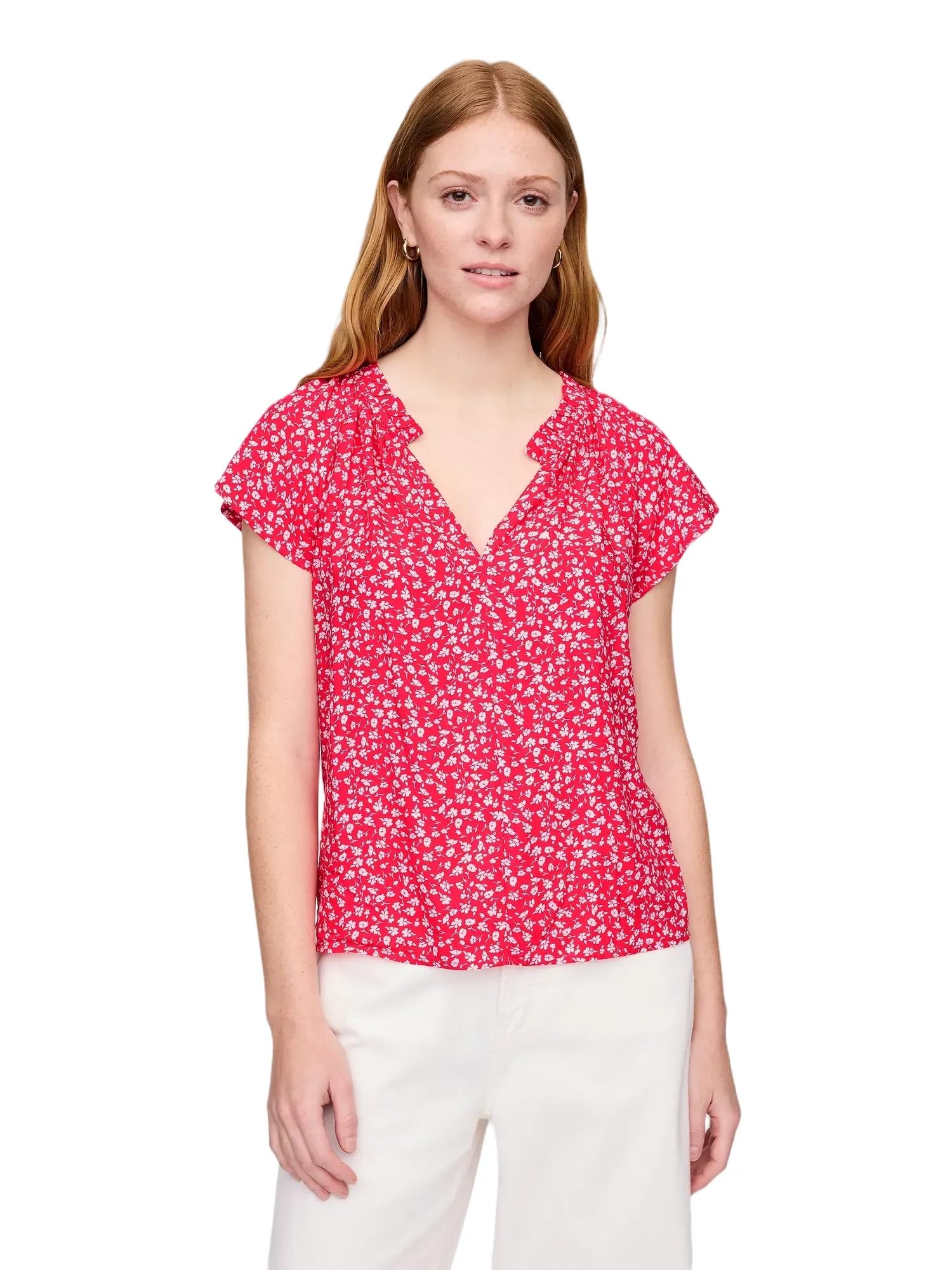 Womens Splitneck Top