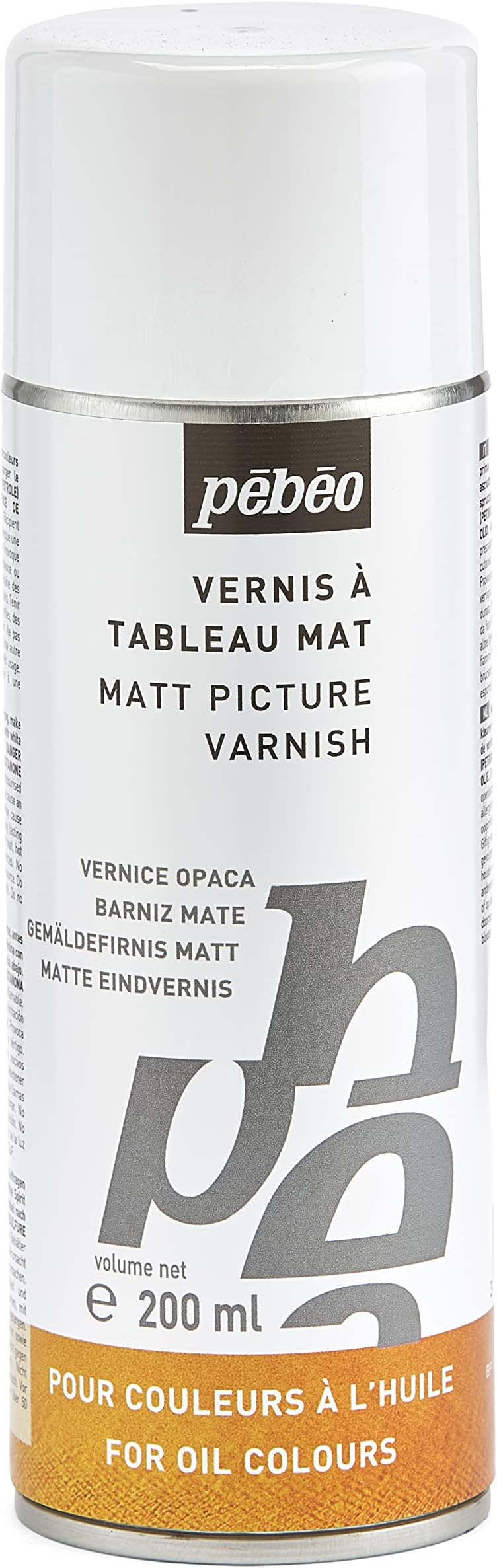 650717 200 ml Matt Picture Varnish Spray, Transparent