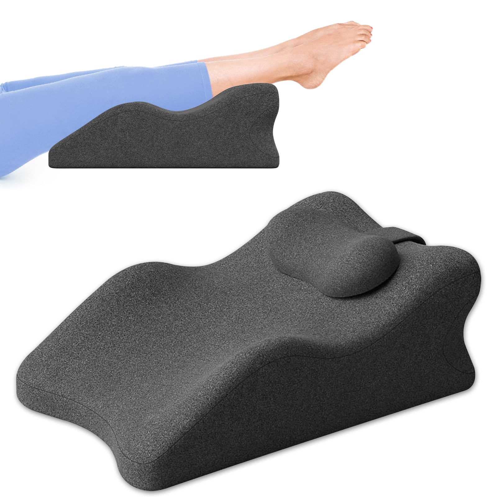 Cojin reposapiernas,Almohada para Piernas Cojin para Piernas Terapéutico,Almohada Piernas Dormir,Cojín Ergonómico para Venas Dolor de Espalda, Rodillas, Post-Operatorio