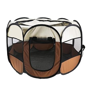 SING F LTD 72x72x45cm Dog Puppy Cat Pet Playpen Pen Fence Fabric Folding Portable Exercise Enclosures House Indoor Outdoor