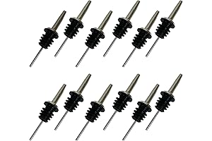 Chrome Liquor Pourer Mini Spill Stoppers