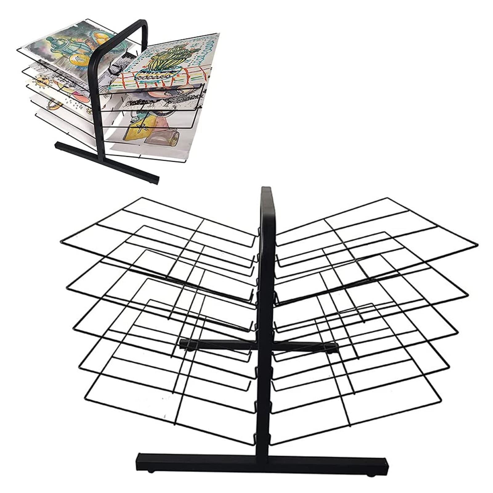 Multi-Size Rolling Art Suszarka Dwustronny Malarstwo dla dzieci i artystów 38-warstwowe łatwe suszenie i przechowywanie rozwiązanie do użytku w klasie i domu