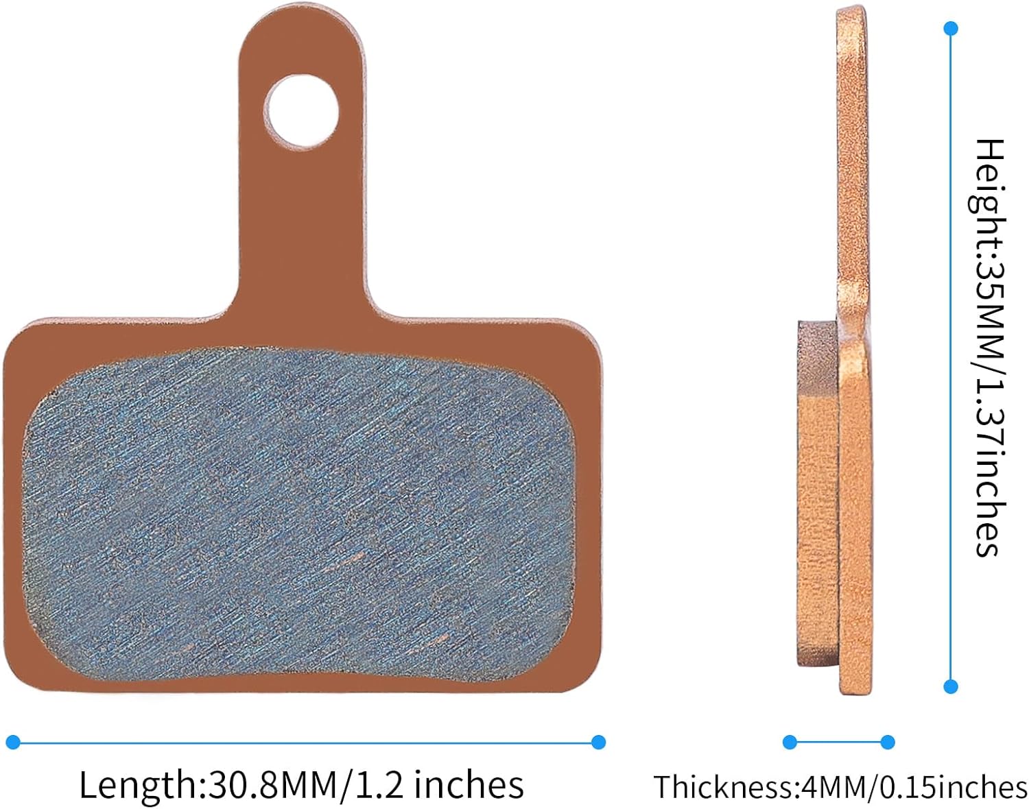 25 Pairs Sintered Metal Ebike Bicycle Disc Brake Pads, Compatible with Tektro Brake Pads for Shimano Brake Pads MT200 M355 M446 M447 M315 M365 MT500,Electric Bike Brake Pads with Installation Tools…