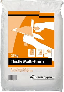 British Gypsum Thistle Multi Finish Plaster 25Kg Bag