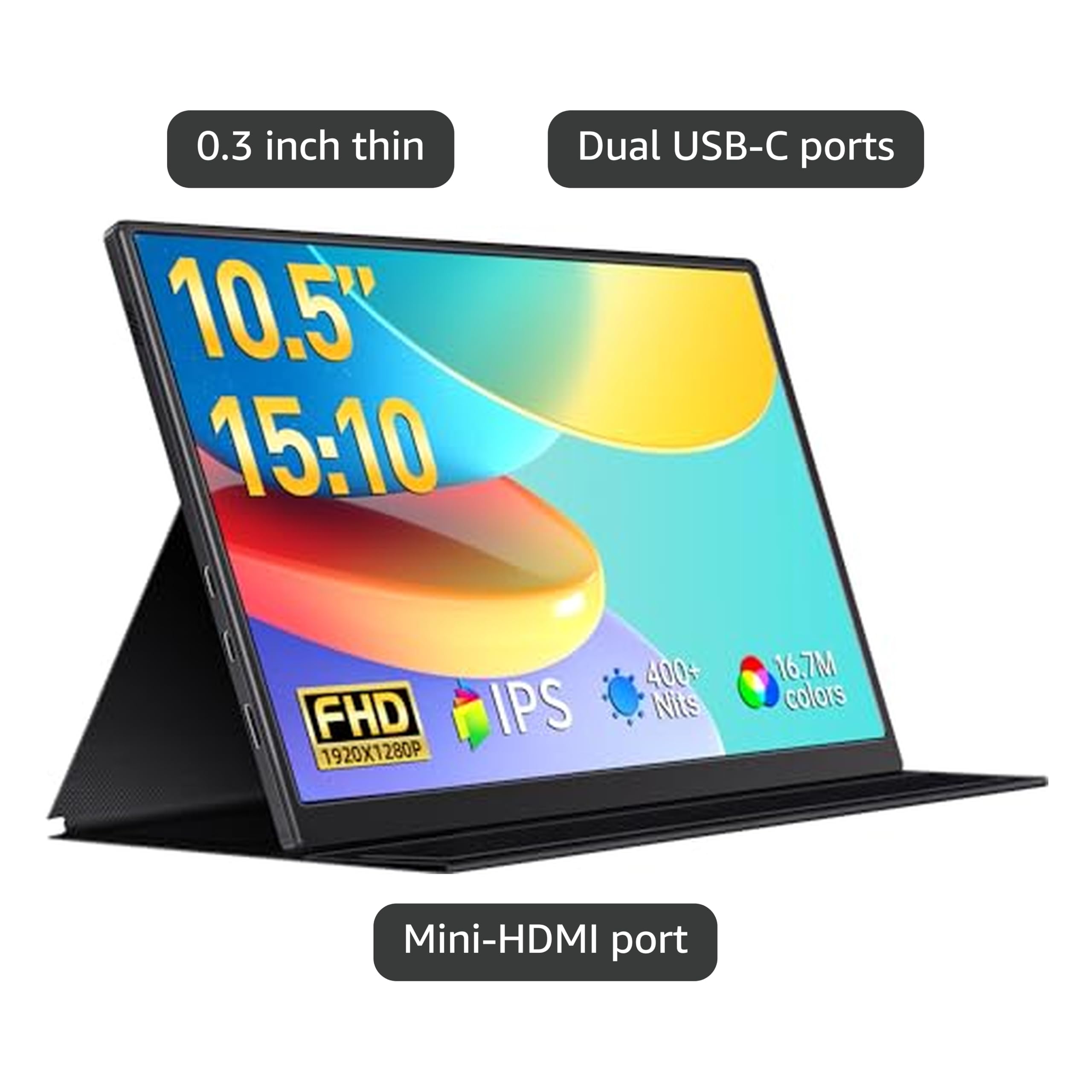 Amazon.com: VOKENSU Small Portable Monitor 10.5