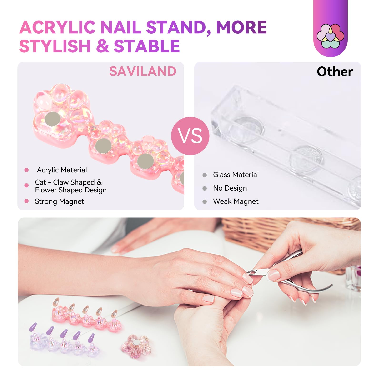 SAVILAND Nail Stand Display - Image 3