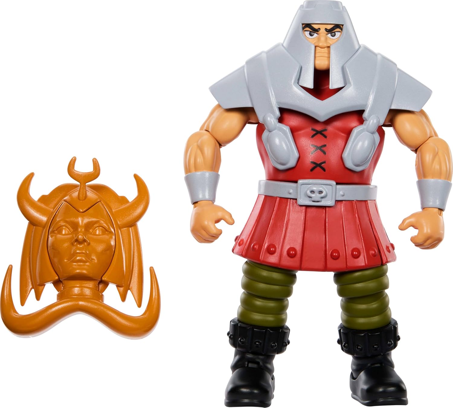 Masters of the Universe Origins Action Figure Cartoon Collection Ram Man, 5.5-inch 1980s Motu TV Human Battering Ram, Detailed Design & Accessory