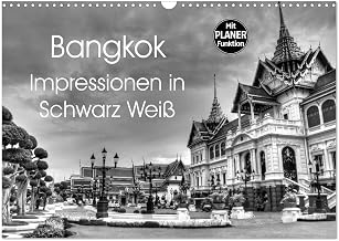 Bangkok impressions in black and white, US-Version (Wall Calendar 2026 DIN A3 Landscape), CALVENDO 12 Month Wall Calendar