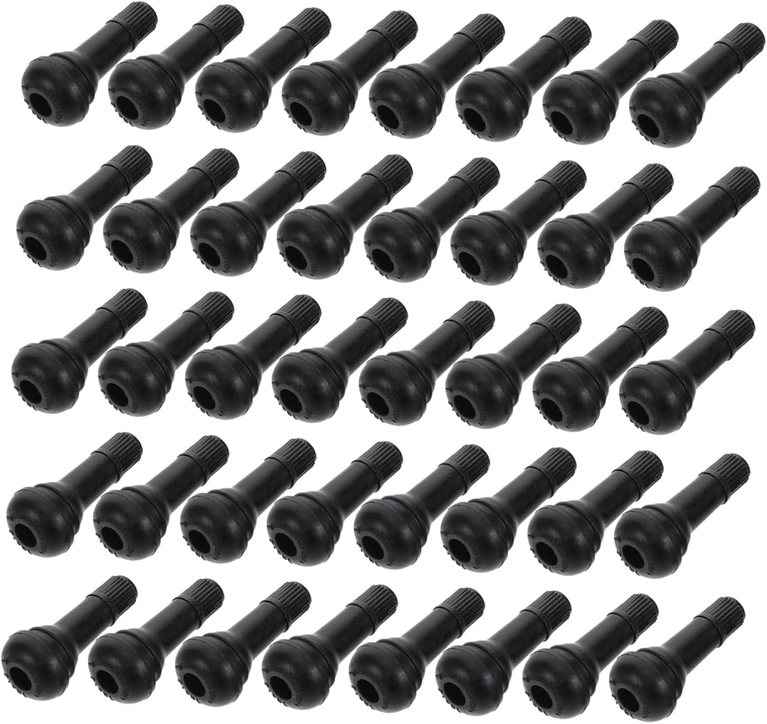 100Pcs Rubber Tubeless Tire Valve Stems Fit for Multiple Vehicle Types Durable Design for Efficient Sealing Tire Air Valve