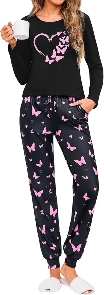 Pigiama Halloween Donna A Due Pezzi - T-Shirt Manica Lunga E Pantaloni, Morbido, Leggero, Per Casa E Festa