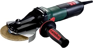 Flat Head Angle Grinder WEVF 10-125 Quick Inox - 1000 W, 125 mm Disc Diameter, 7600 rpm - Stainless Steel Machining, Variable Speed, Tool-free Disc Change, Durable Marathon Motor