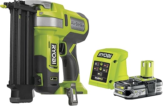 RYOBI R18GN18-125SA 18V ONE+ Cordless 18G Nailer Kit (1 x 2.5 Ah)