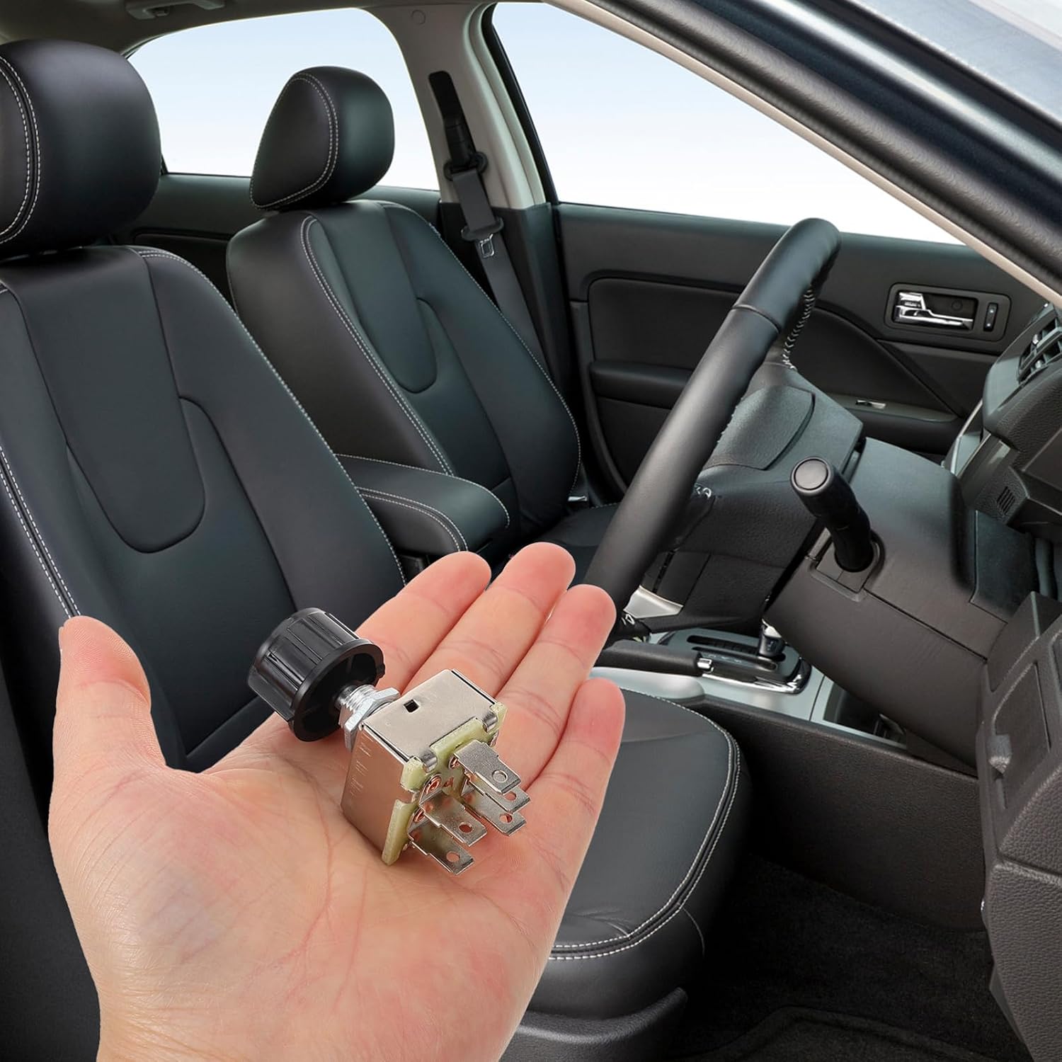 VOSAREA Car Air Conditioning Switch Speed Blower Control Compatible with Trucks Easy Installation User Friendly Operation Versatile Control