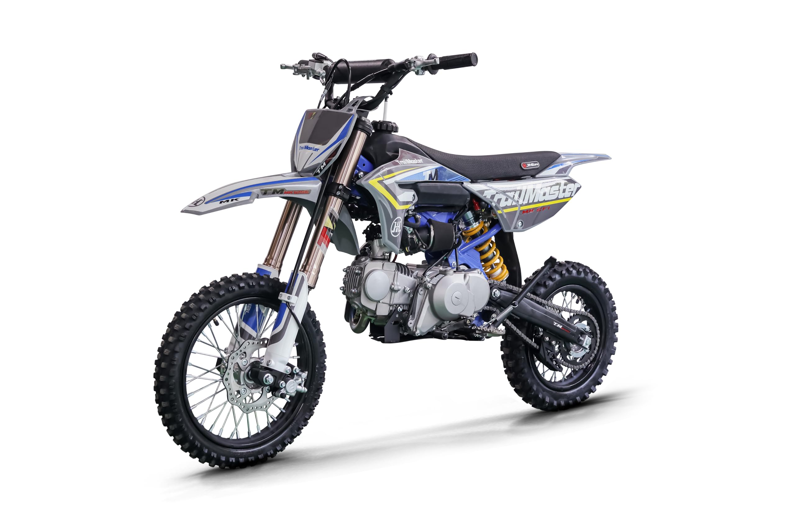 Trailmaster JHL Pro Series TM MK125E Dirt Bike in blue