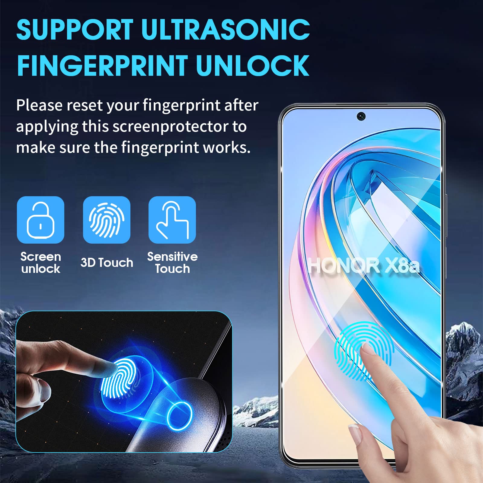 ZTAOOPOU (2 Pezzi Vetro Temperato Per Honor Pad X8A (11) Protezione Schermo HD Trasparente Pellicola Proteggi Schermo Honor Pad X8A Vetro Temperato