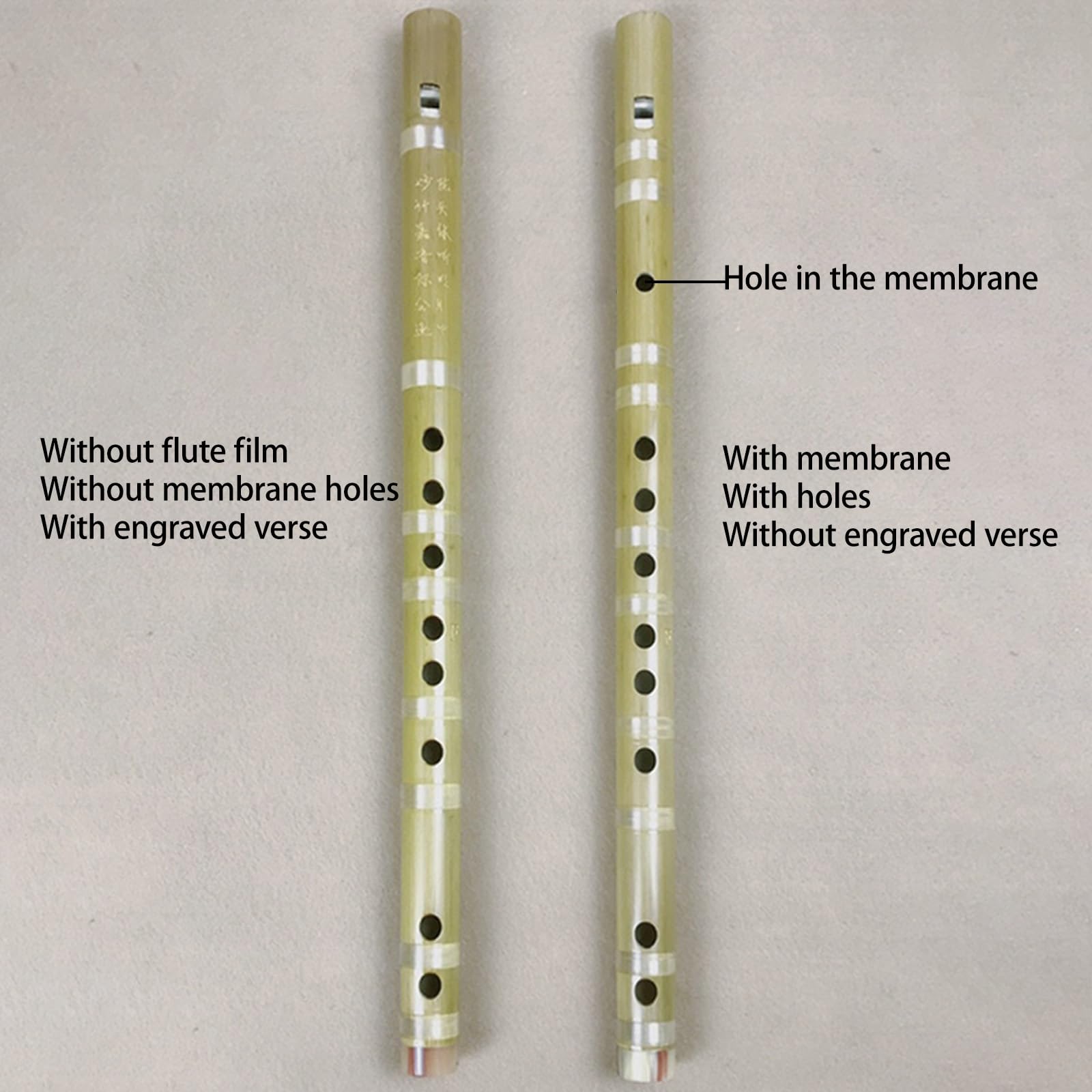 Bambù Soprano Flauto Dolce 6 Fori Flauti Principiante Suonare Flauto A Becco Stile Tedesco Tasti C/E/D/F/G Flauto Verticale Per Scuole, Bande E Uso Personale(F key)
