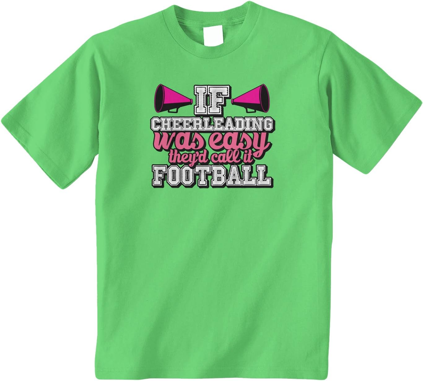 Threadrock Big Girls' If Cheerleading was Easy Youth T-Shirt