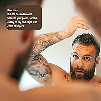 Vista 6 de Pomada de arcilla Johnny Slicks Fórmula 49, totalmente orgánica Fijación firme y acabado mate