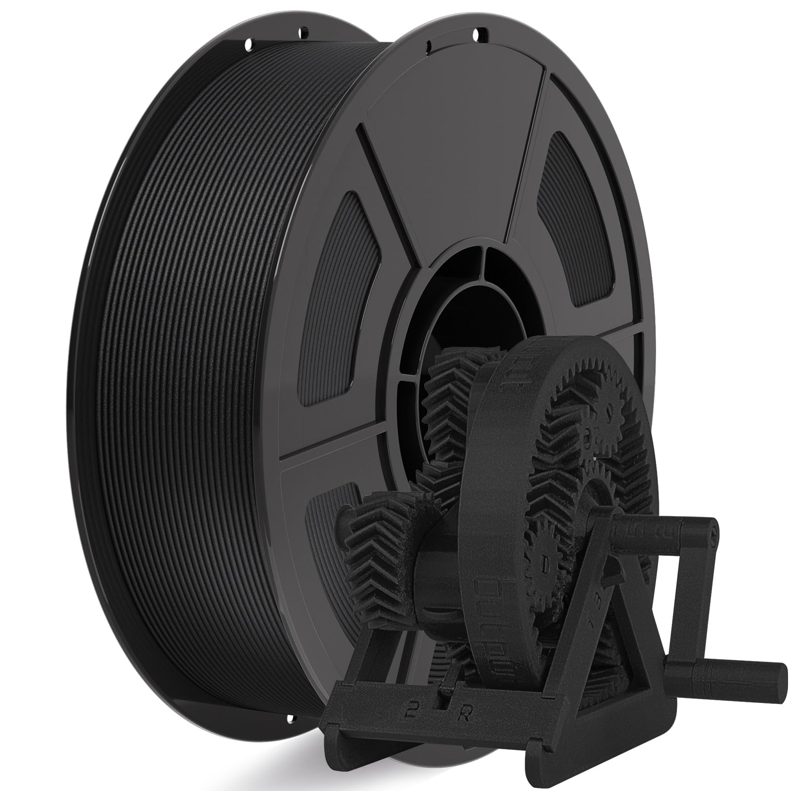 IEMAI 3D Printer Filament Carbon Fiber PETG Filament, PETG Filament 1.75mm, PETG Filament Filled 20% Carbon Fiber, 3D Printing Filament 1kg Spool Matte Black