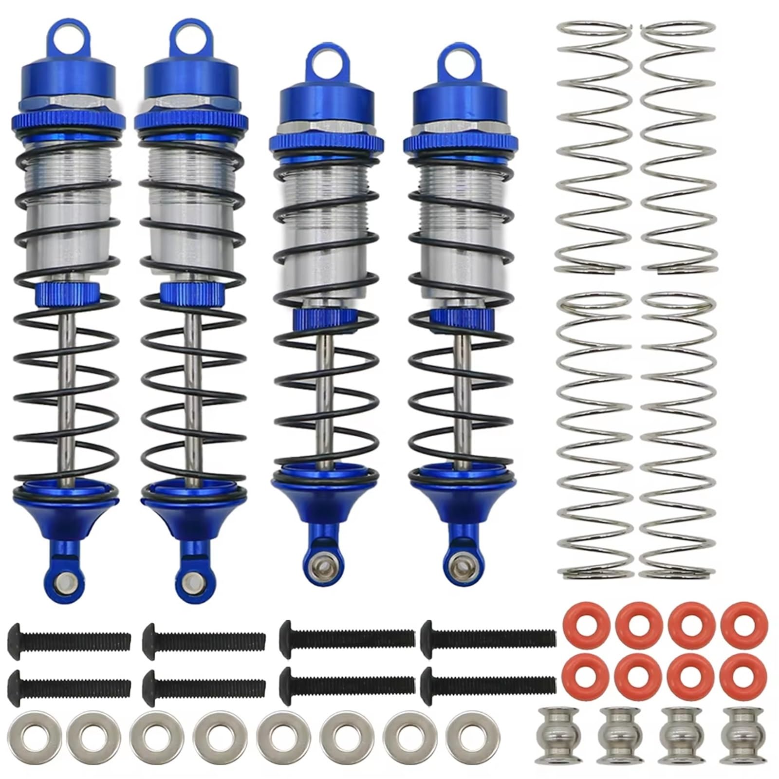 Kompatibel Mit Arrma Für Granite Für SENTON Für Typhon 1/10. Aluminium-Stoßdämpfer Vorne Und Hinten, Komplett Aus Metall RC Modifikations Zubehör