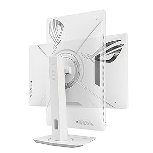 ASUS ROG Strix 25 (24.5-inch viewable) 1080P HDR Gaming Monitor (XG259QNG-W) - White, Full HD, 380Hz, 0.3ms, Fast IPS, Low Motion Blur Sync, FreeSync Premium, DisplayWidget, Ergonomic, 3 yr Warranty
