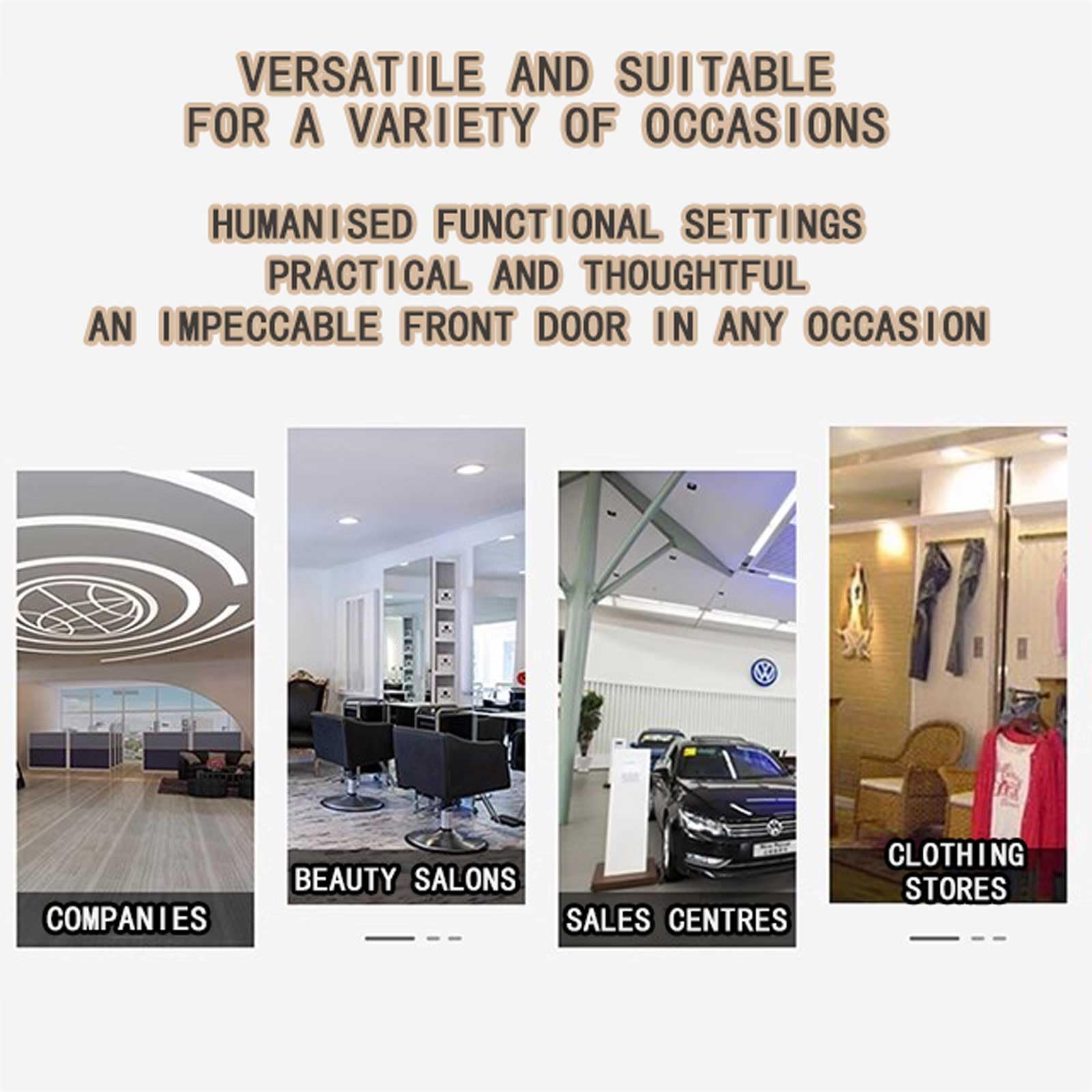 Kosmetiksalon Empfangstisch mit Schubladen & Schränken, Tastaturablage, Kassenzähler, ideal für Geschäftsempfang & Ladeneinrichtung, stilvolle und funktionale Möbel