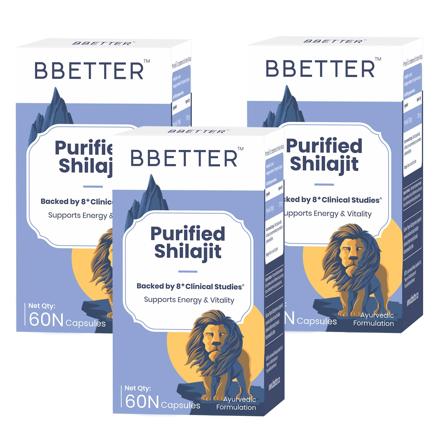 - BBETTER Purified Shilajit with PrimaVie Shilajit, Clinically Studied Natural Supplement | Lab Tested Shilajeet for Stamina, Strength, Muscle & Vitality Support for Men | Supports Healthy Testosterone Levels | Pure Himalayan Shilajith Extract - 180 Capsules