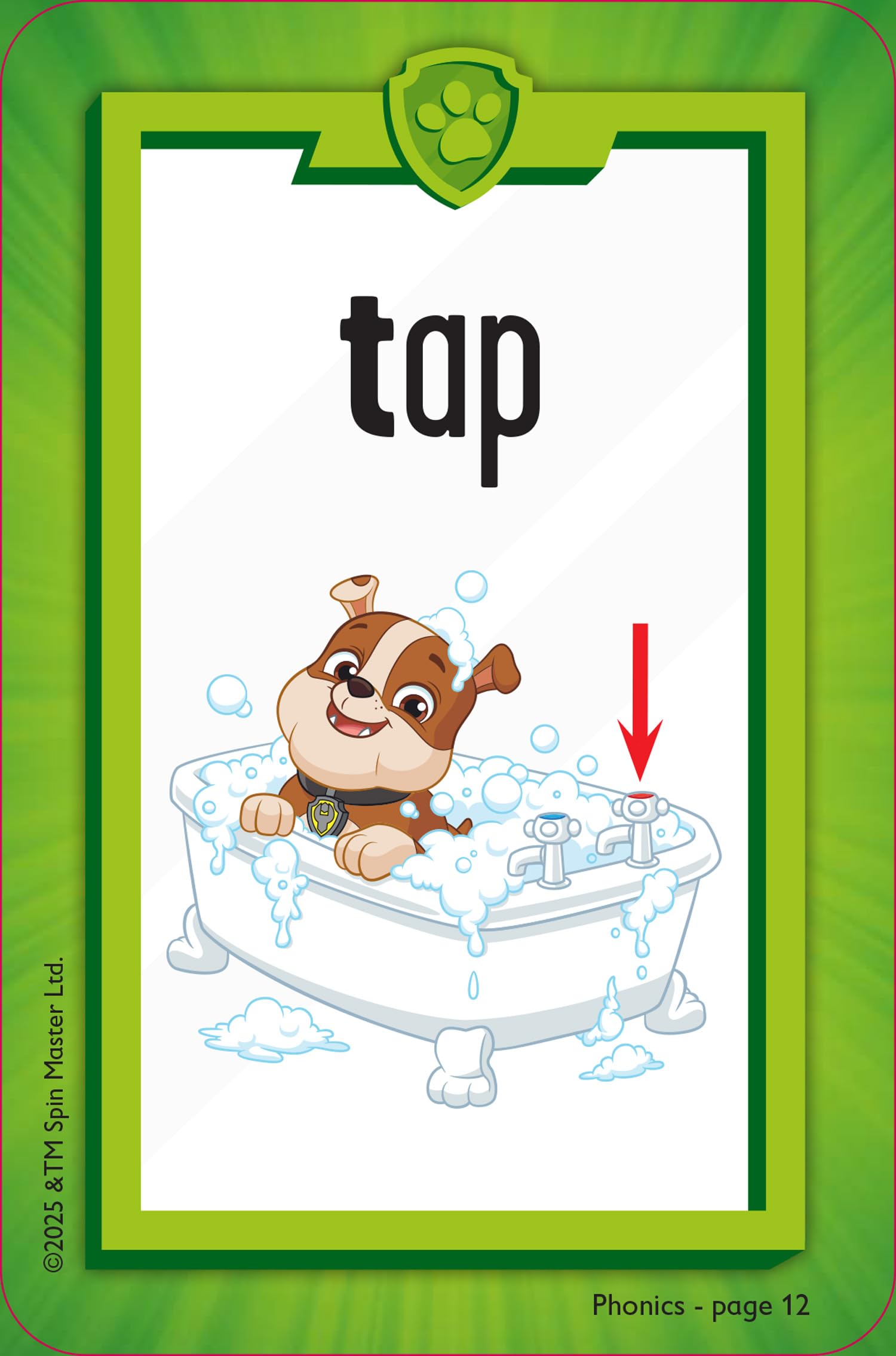 PAW Patrol Phonics Flashcards: Have fun learning to read with the PAW Patrol pups