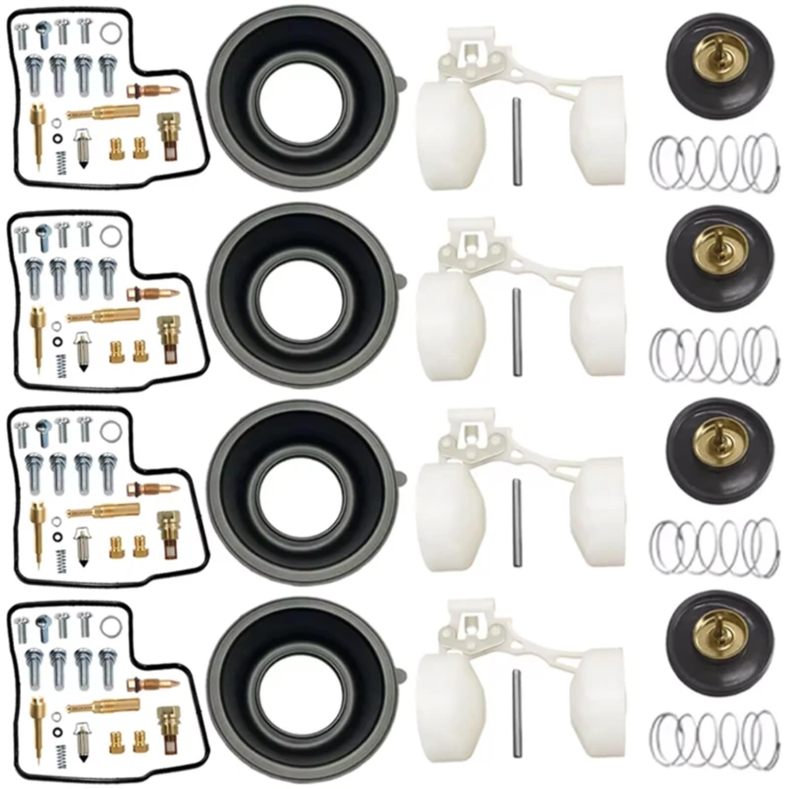 Kit Carburador Repuesto Kit De Reparación De Carburador De Motocicleta Compatible Con CBR1000F Para Hurricane 1987-1992 Kit Reparación Y Reconstrucción Carburador De Diafragma Flotante