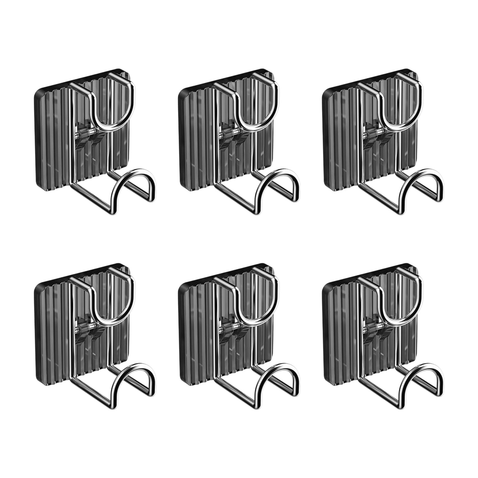 Elnwnnkc Grey Multifunctional Shower Hook Drillless Installation Space Efficient Bathroom Organizers Resistant Practical Shower Hook Organizers