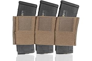 Triple 5.56 Magazines Elastic Inserts Compatible with Micro MK4/MK5 D3CR Placard