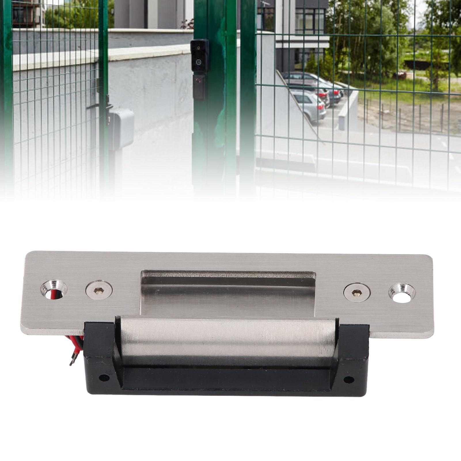 Serrure à Gâche électrique Sécurisée en Acier Inoxydable Robuste 12 V pour Portails Résidentiels et Salles de Serveurs