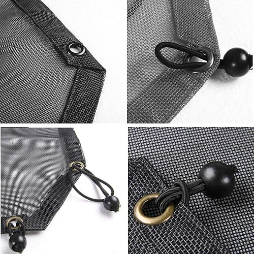 Miniatura 5 de JeCar - Parasol de malla con bandera americana, parasol superior tipo bikini, protección UV para Jeep Wrangler JK y Unlimited 2007-2018