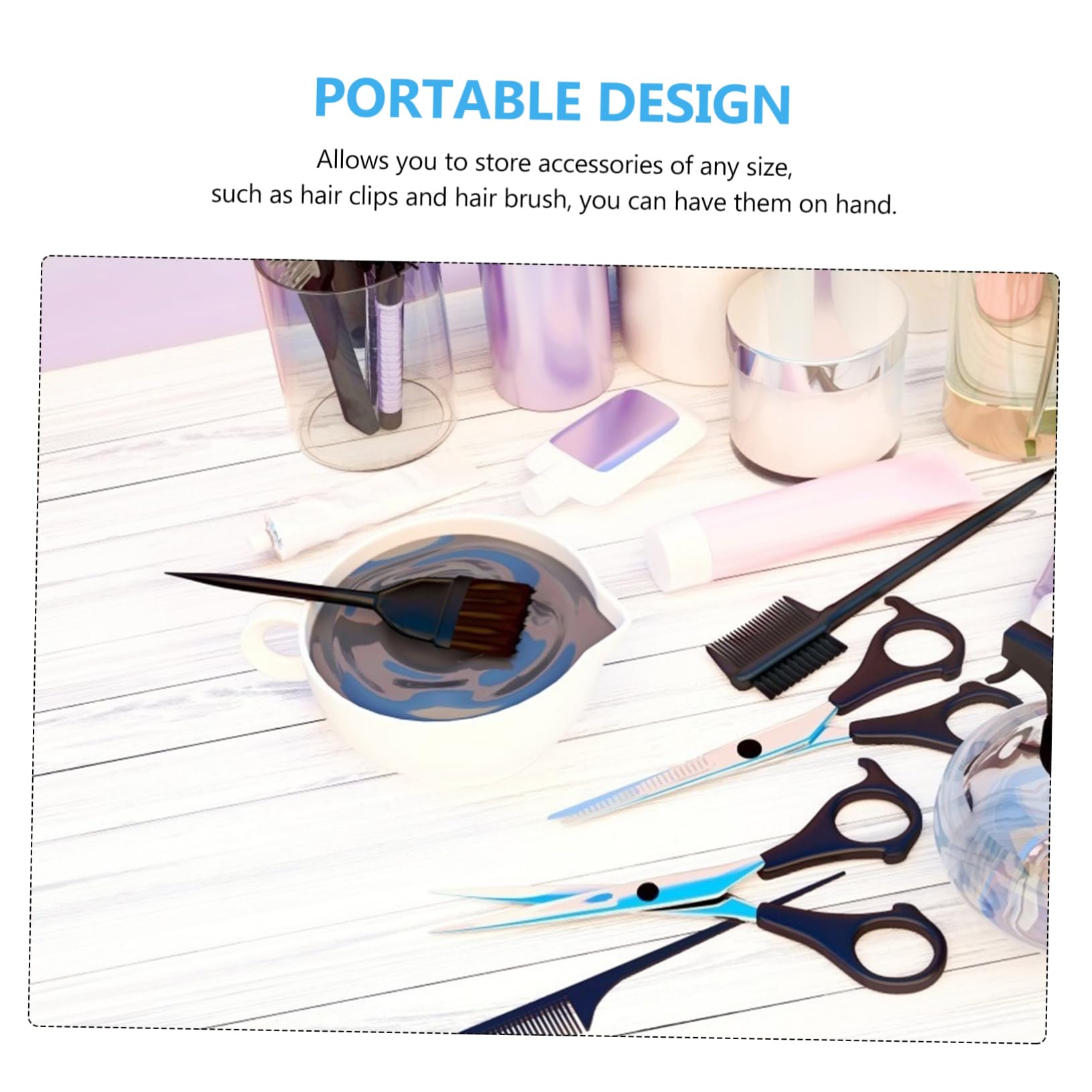 FOMIYES Borsa Porta Attrezzi per Parrucchieri - Set Asciugacapelli E Forbici Accessori per Organizer per Prodotti per Beauty Case