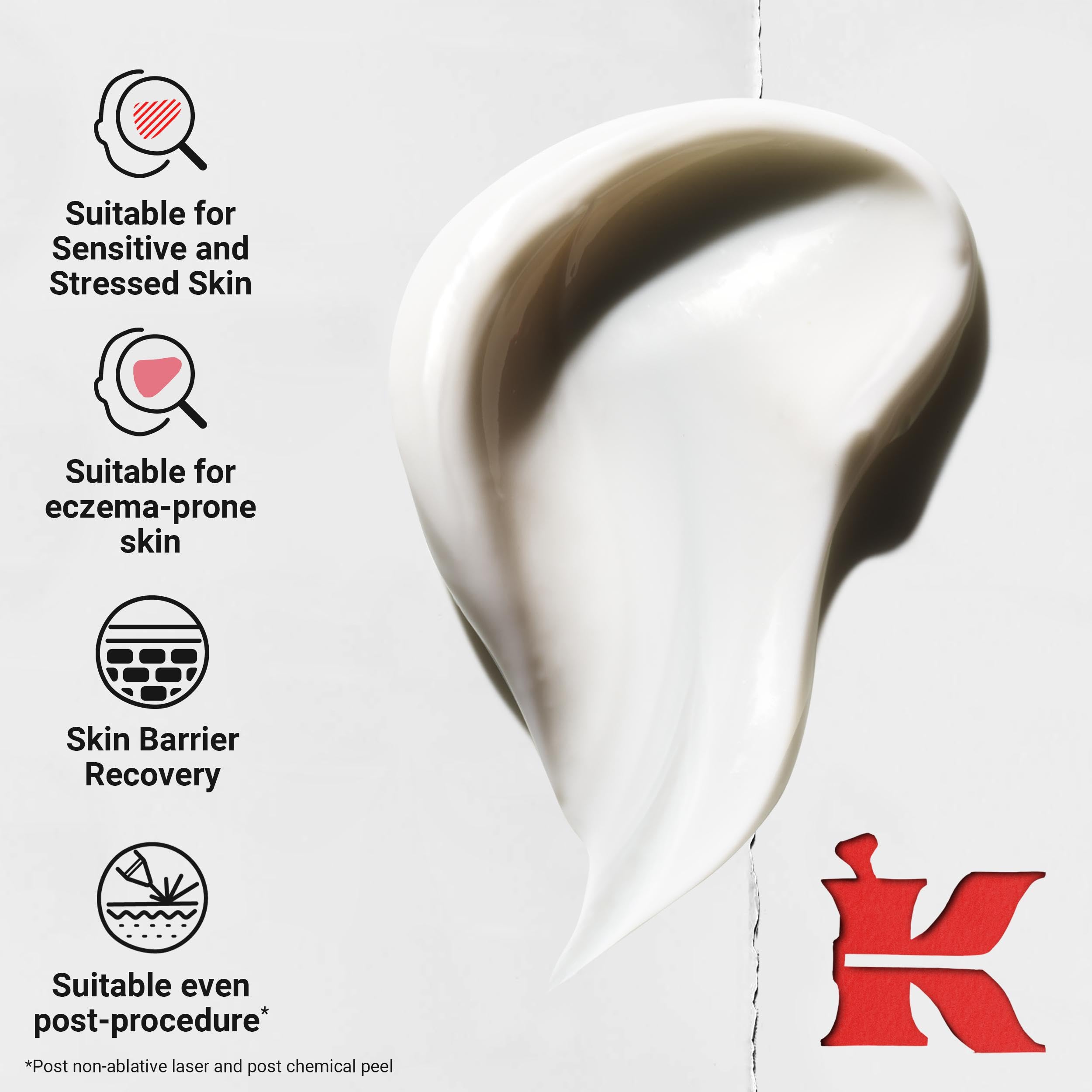 Kiehl’s Ultra Facial Meltdown Recovery Cream, Colloidal Oatmeal Skin Protectant for Sensitive, Eczema‑Prone Skin, Repairs Barrier & Hydrates up to 96hrs, 50ml - 3